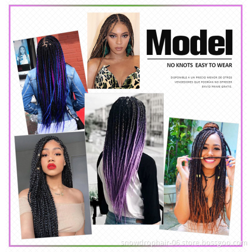 Wholesale Free Sample 120 Colors Braids 48 Inches 48Inch Extension Jumbo Braiding Packaging Hair Light Jumbo Braid